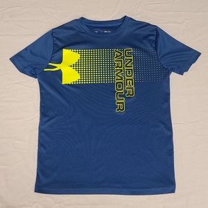 Youth medium Blue and Yellow Under Armour T-Shirt